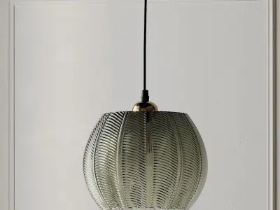 LOUIS GREEN GLASS PENDANT LIGHT from Beaumonde 3D model