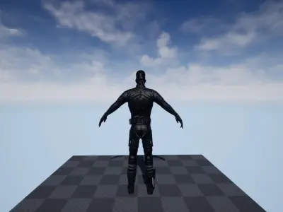 Cyberpunk Sci-Fi Tough Thug 3D model