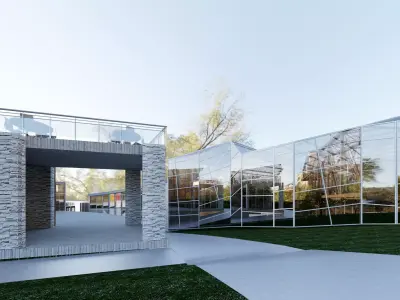 Revit Senior Homes and care center 2020 3D model