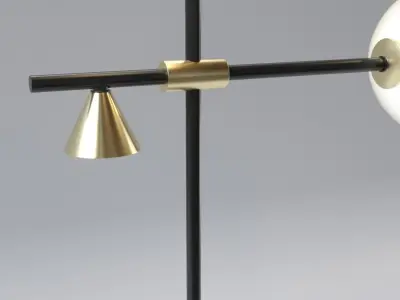Desk Lamp Aromas Crane 3D model