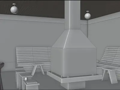 Himalayan salon - spa - sauna 3D model