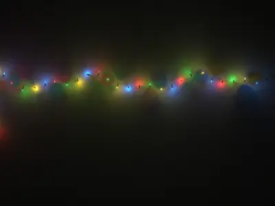  Realistic Rigged Christmas Lights 
