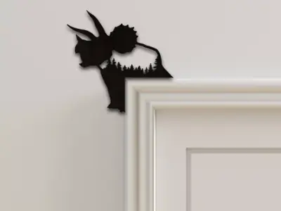 Dinasour Door Corner Decor 3D print model buy