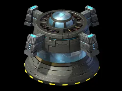 Moon - Air Supply Station 02 3D model