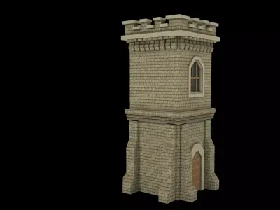 Castle Tower 3D model