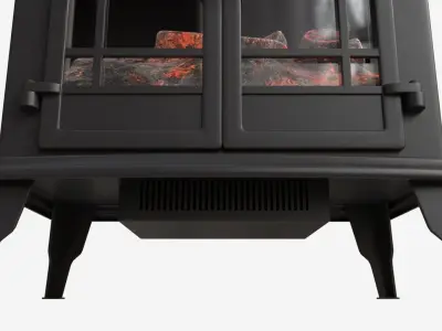 Electric Heater Fireplace Lokatse Home 01 3D model