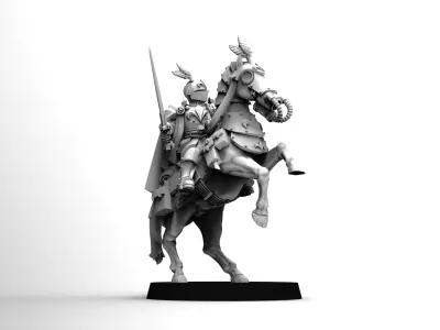 Feudal Guard High Born Cavalry Officer 3D print model