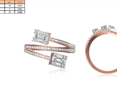 Ladies-Elegant Stone Rings For Womens 150 3D print model