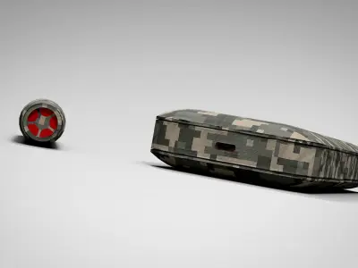 IQOS Camouflage PBR Low-poly 3D model