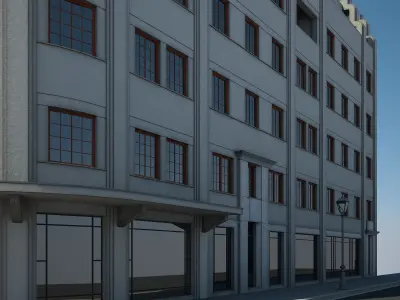 Apartment Building 10  3D model