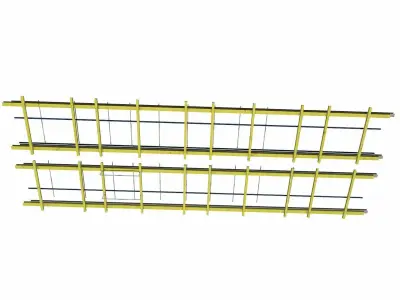 Roof Support Pipe Low-poly 3D model