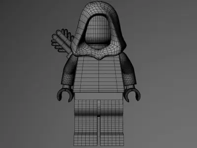 LEGO Green Arrow 3D model