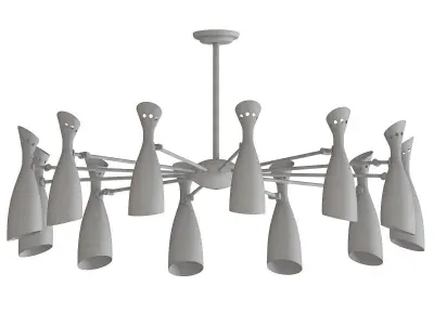 Duke chandelier 3D model purchase