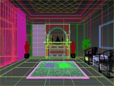 Worship room 3D model