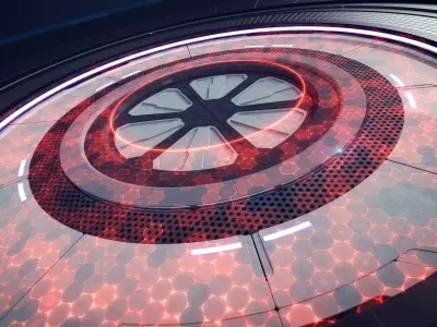 Broadcast Platform 3D model