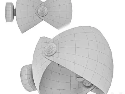 Zeta Wall Lamp 3D model purchase