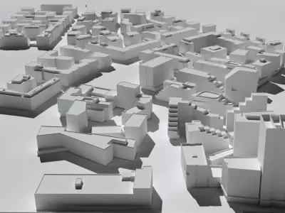 Aspern Seestadt Vienna Austria 3D print model