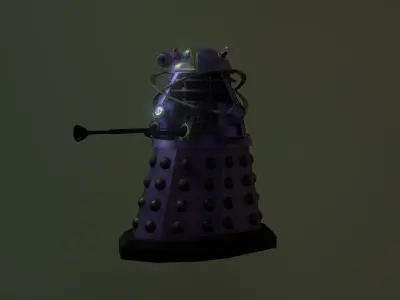 STEAMPUNK STRATEGY DALEK - Rogue Film Productions Low-poly 3D model