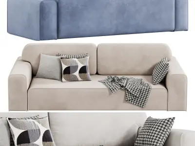 Divan VIENA dan Sofa Low-poly 3D model