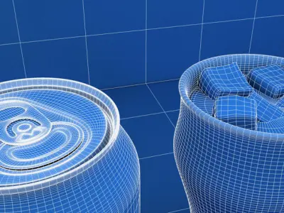 Cola can 3D model