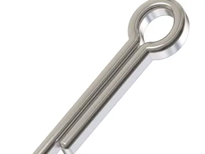 Steel Cotter Pin 3D print model