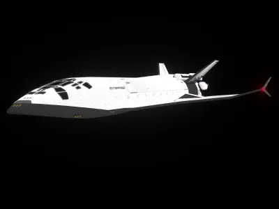 Sci-Fi Future Space Shuttle 3D model