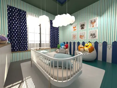 Baby Room 3D model