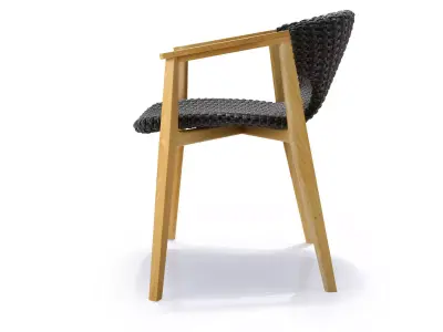 Knit Dining Armchair 3D model