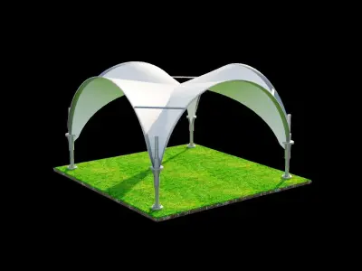 ARCH TENT 3D model