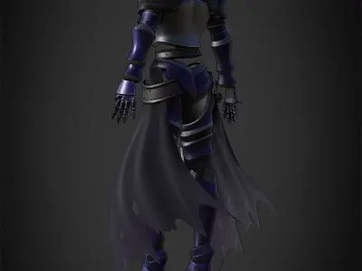 Overlord Albedo Armor for Cosplay 3D print model
