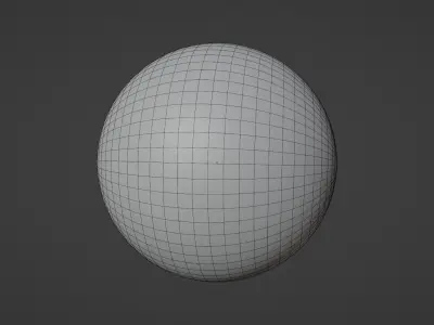 Chromatic Procedural Shader Sphere - Abstract 3D Design 3D model