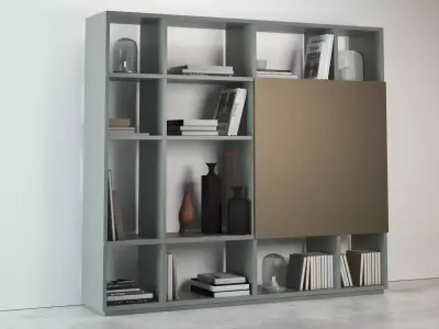 Meo 05 Bookcase 3D model
