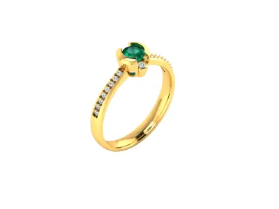 Women Ring  Render 3dm STL OBJ FBX Details 3D print model 329