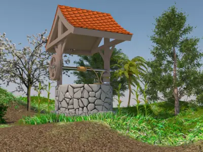 Water WellMedieval Water Well 3D 3D model 3D model