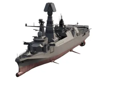 US NAVY Constellation -class frigate 3D model