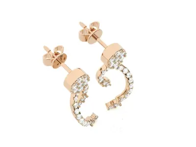 Light wt Pendant Earrings Set 3dm stl obj mtl gltf glb renders  3D print model