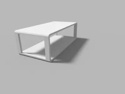 Table coffee Low-poly 3D model