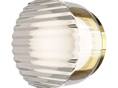 Crisp Indoor sconce Low-poly 3D model