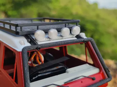 Crawler G90 Sleeper Cab - CR18P 6x6 RC body 3D print model