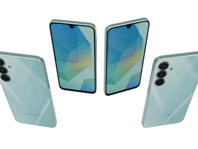 Samsung Galaxy A16 5G Light Green 3D model