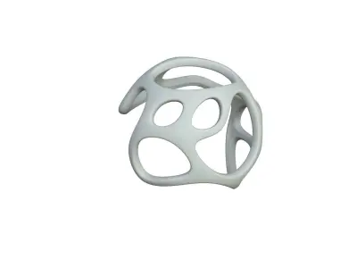 SciFi Cube Object No 23134 Low Poly Shape Texture