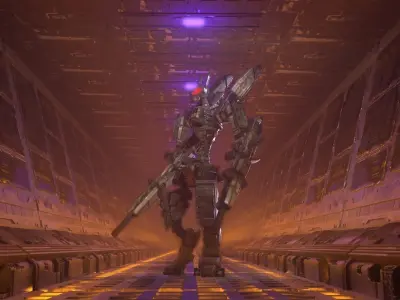 28mm Strike Mech - Seraph 3D print model