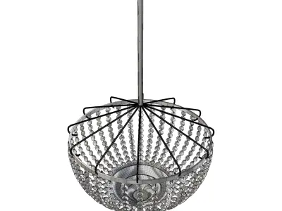 Elegant Chandelier 3D Model 3D model
