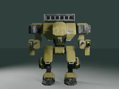 war gear 000 Low-poly 3D model