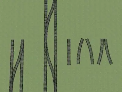 Rails Free low-poly 3D model