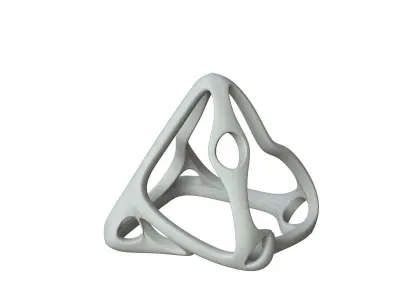 SciFi Cube Object No 59681 Low Poly Shape Low-poly 3D model