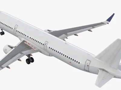  Airbus A321 Generic with Interior Rigged 