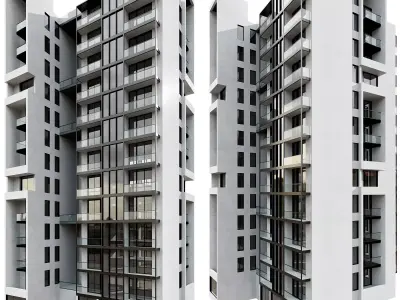 RESIDENTIAL BUILDING NO99 A 3D model