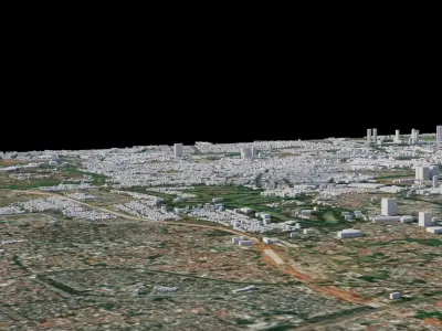 Tangerang - Indonesia 3D model