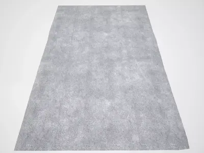 Contemporary Carpet - Rug 10 Low-poly 3D model
